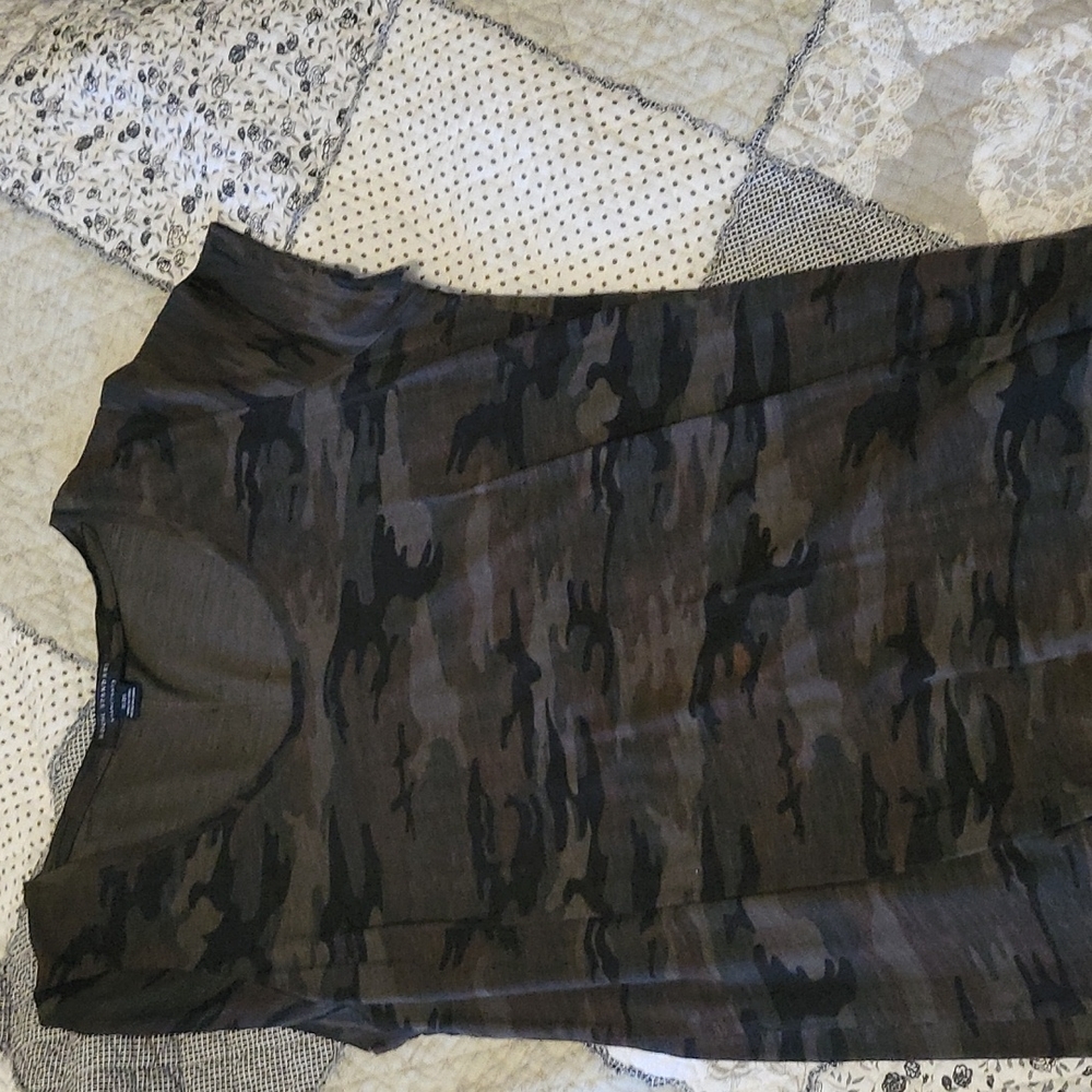 Women's camo cotton dress